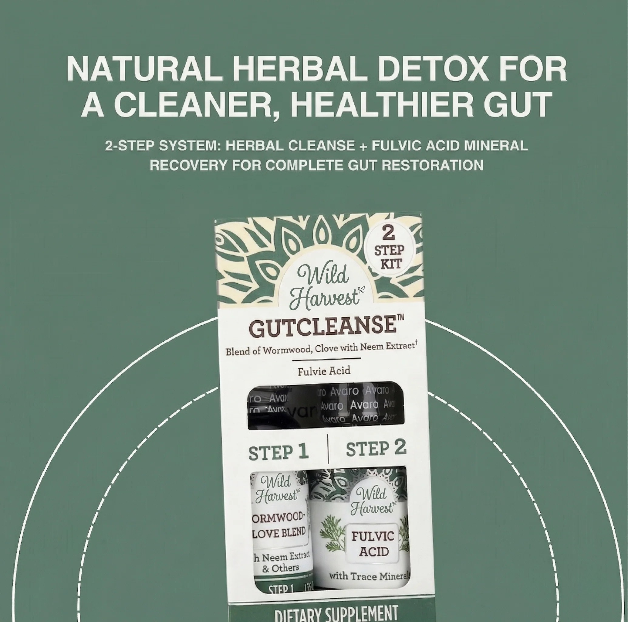 Wild Harvest GutCleanse Kit - Targets Hidden Gut Parasites To Restore Your Digestion, Energy, and Clarity From the Inside Out