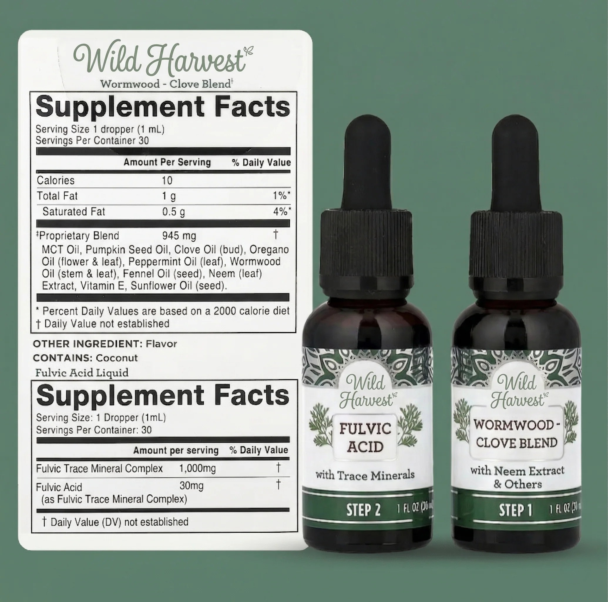 Wild Harvest GutCleanse - The 2-Step Herbal Kit To Support a Cleaner, Healthier Gut*