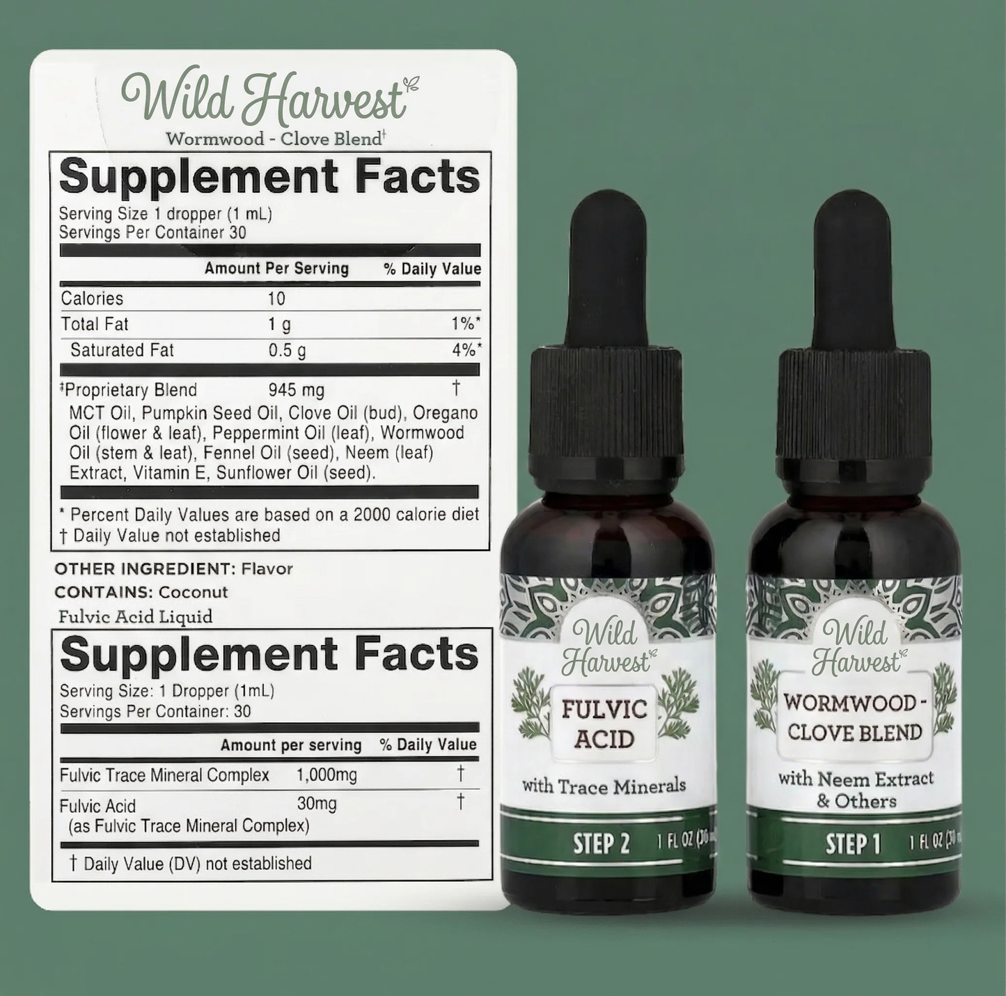 Wild Harvest GutCleanse - The 2-Step Herbal Kit To Support a Cleaner, Healthier Gut*