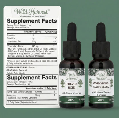 Wild Harvest GutCleanse - The 2-Step Herbal Kit To Support a Cleaner, Healthier Gut*